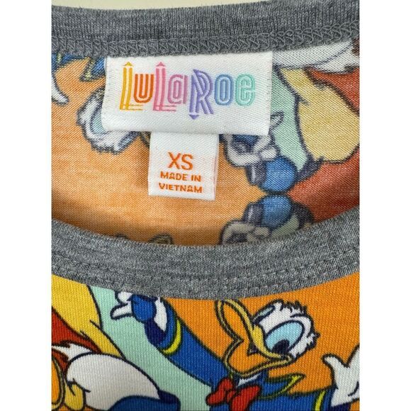 Lularoe Disney Randy Top Donald Duck - Size XS - Picture 4 of 7